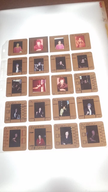 Yvonne De Carlo Actress 20 Color  35Mm Photo Slides Lot