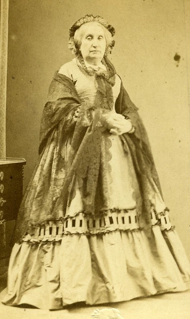 France Nimes Woman Fashion of Second Empire Old CDV Photo Bert 1865 by A BERT: Photograph | Bits of Our Past Ltd