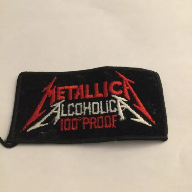 METALLICA **1 980,sVINqage Patch( ALCOHOLICA PROOF)