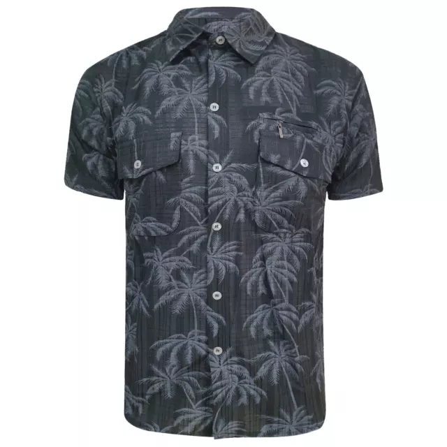 Mens Fashion Hawaiian Floral Shirt Short Sleeved Casual Summer Beach Top S-XXL