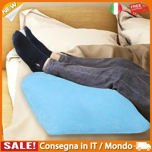 IT Inflatable Leg Pillow Portable Knee Foot Rest Cushion for Home Office (A)