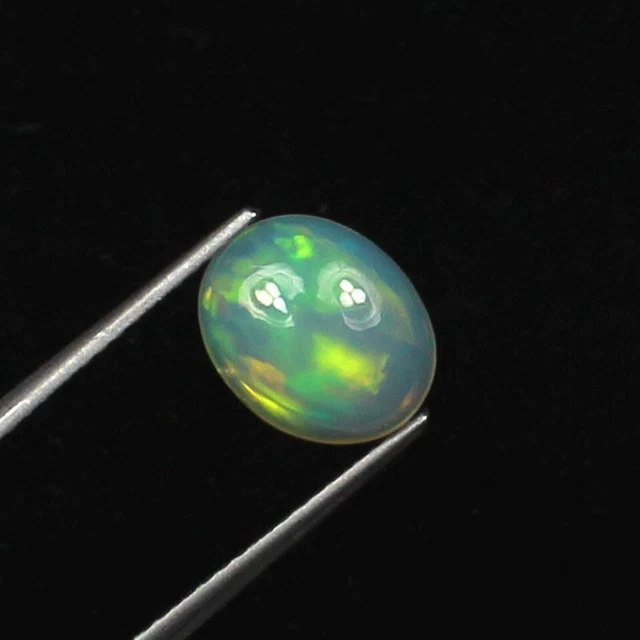 Opale éthiopienne naturelle Cabochon 10x8x4 MM opale de feu pierre ovale...