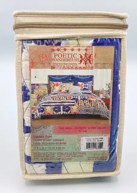 Poetic Wanderlust By Tracy Porter Griffin Standard Sham New In Package