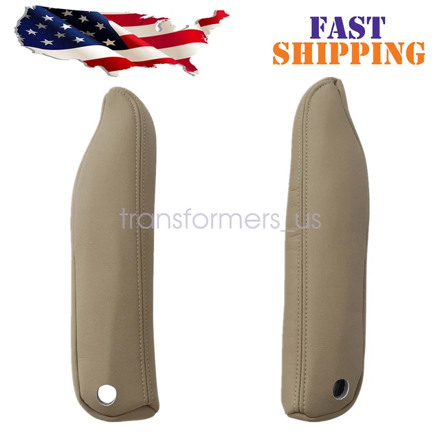 Black Leatherette Front Seat Covers For Land Rover Discovery 2 (1999-2004)