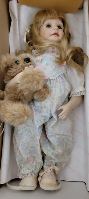Vintage Hamilton Heritage Collection "Jennifer" Porcelain Doll by Jane Zidunas