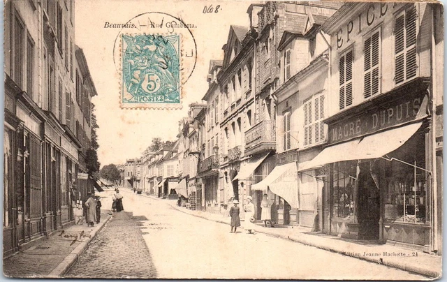 60 BEAUVAIS - la rue gambetta.