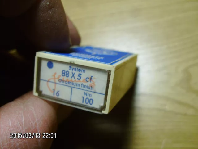 44 pc SCHMETZ sewing machine needles system 88x5 cf Nm 100 size 16