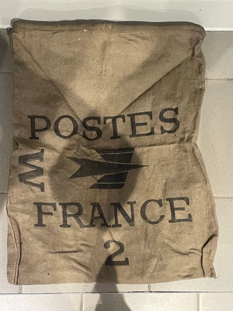 SAC ANCIEN EN TISSU LA POSTE / SAC DE FACTEUR / PTT / OLD FABRIC BAG THE POST