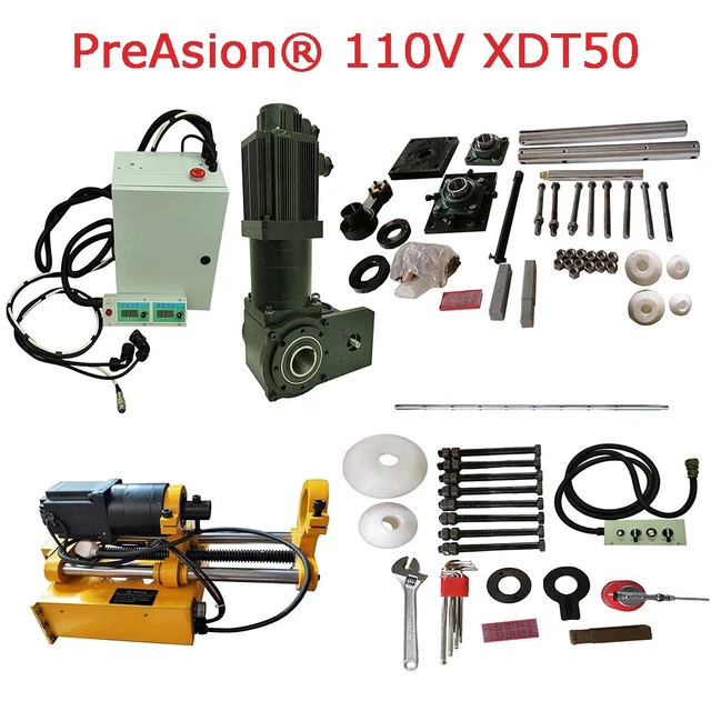110V XTD50 Servo Motor Line Boring Welder & XDT50 Portable Line Boring Machine