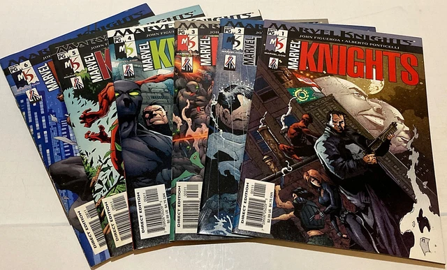 Marvel Knights  1 - 6 mini-series Punisher Daredevil Black Widow Complete Vol. 2