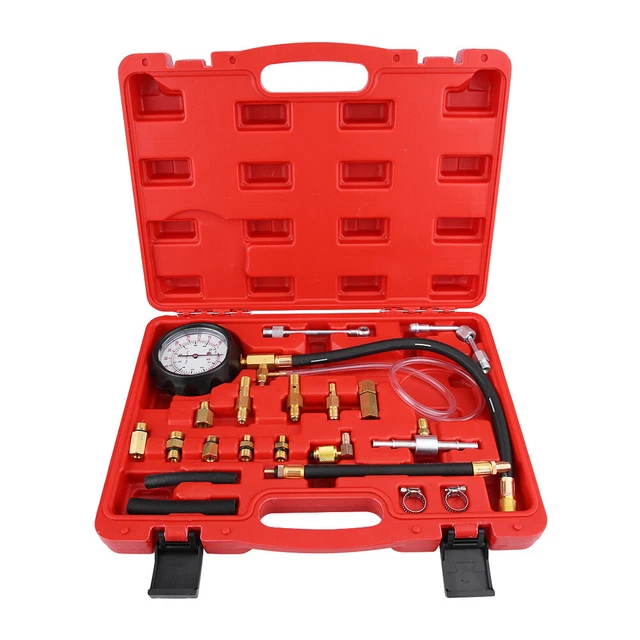 NUOVO TU-114 tester pressione gauge gasolio benzina pompa di iniezione carburante