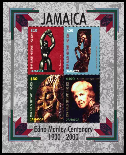 JAMAICA 981a - Edna Manley "Sculptor" S/S (pb81745)