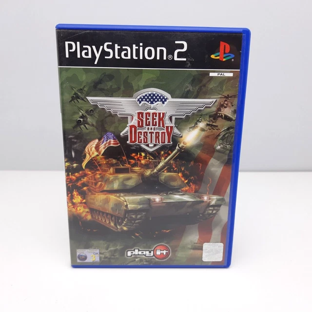 Seek and Destroy - Sony PS2 PlayStation 2 Action Adventure War COMPLETO