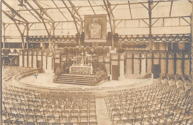 Cpa Germany Photo Card Aachen Interior Of The Congress Hall This Building A