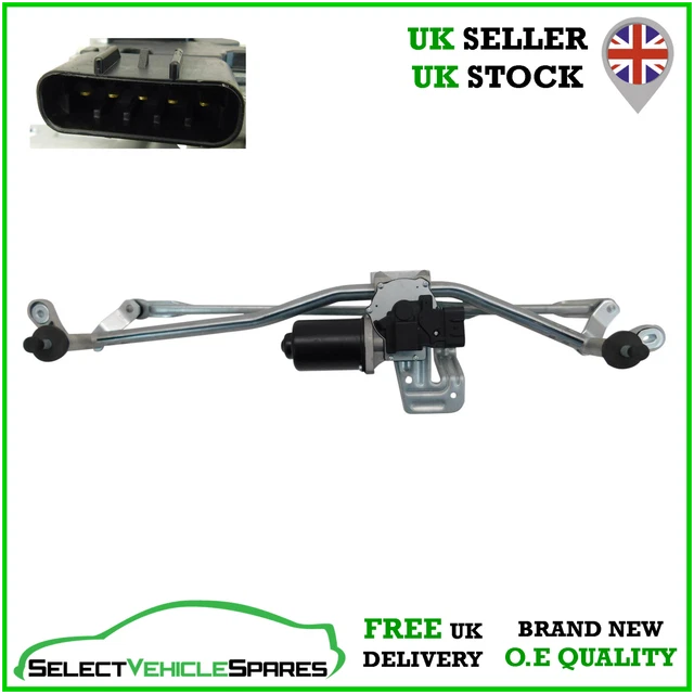 NEW CITROEN RELAY / Peugeot Boxer Mk3 Van Front Wiper Motor & Linkage