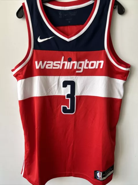 Nike Authentic Washington Wizards Bradley Beal Jersey #3 48 L
