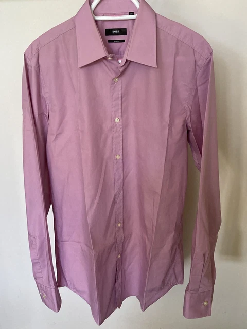 Vintage Collectable Hugo Boss Slim Fit 100% Cotton Shirt Men’s Size 39 - 15 1/2