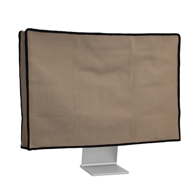 Protecteurs De Moniteur Housse De Protection Pour Écran PC 24-26" - Blanc-Noir, Anti-Rayures écran Ordinateur