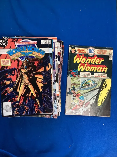 DC:COPPER Age Wonder Woman Comic Lot (21)VF- NM,1 Bronze VG,See Photos