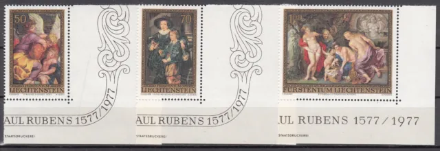 Liechtenstein Nr. 655-657** 400.Geburtstag von Peter Paul Rubens
