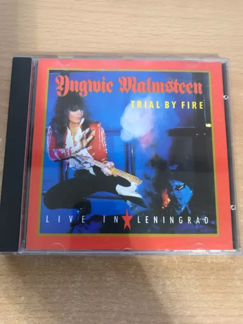 YNGWIE MALMSTEEN - trial by fire Live In Leningrad  CD Joe Lynn Turner