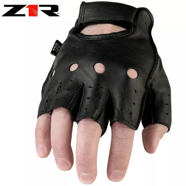 2024 Z1R 243 Street Motorcycle Riding Leather Short Cuff Gloves - Pick Size