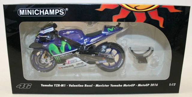 Minichamps 122203020 Yamaha YZR-M1-Yamaha Team Petronas-Fabio Quaratago-Moto GP 2020 Voiture miniature de collection, multicolore