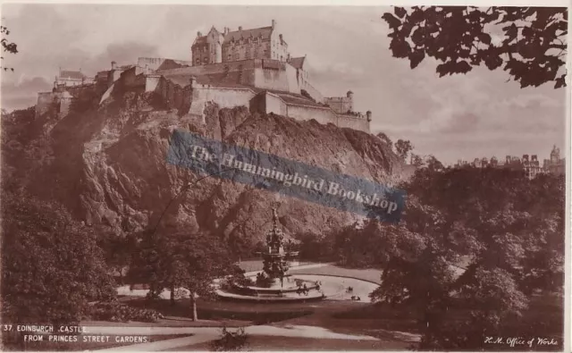 Edinburgh Castle from Princes Street Gardens Edinburgh Unused Postcard