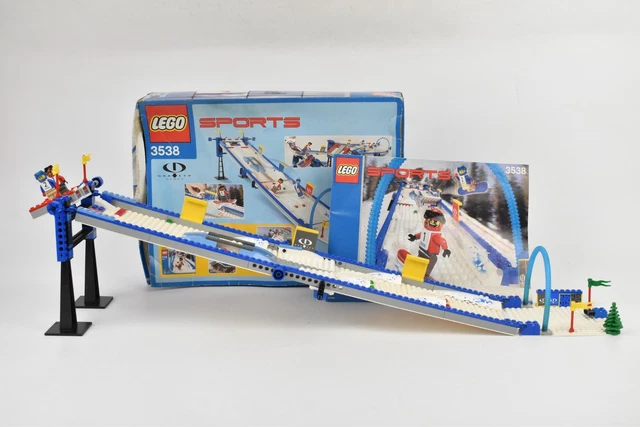 LEGO 3538 SPORTS Downhill Slalom Snowboarders with Instructions RARE ...
