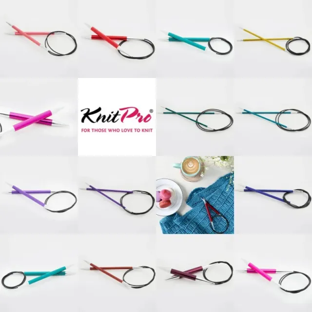 Knit Pro Zing Rundstricknadel in 40cm bis 150cm, alle Größen