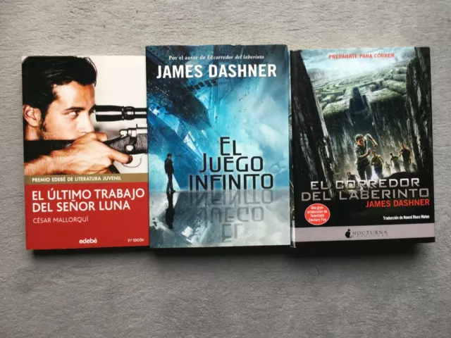 3x Jugendliteratur, auf Spanisch Alter ca. 15