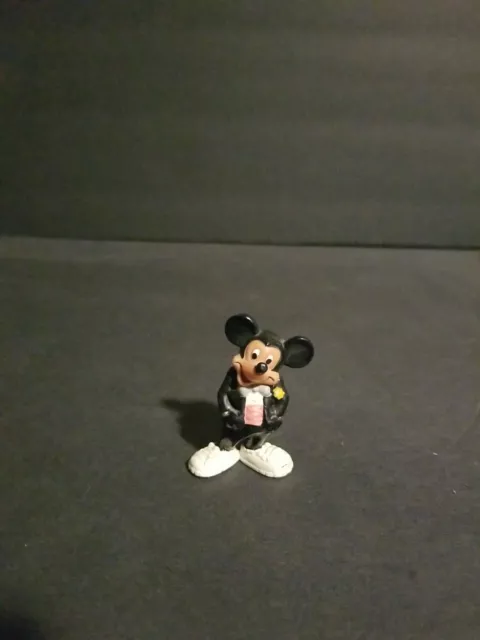 Mickey Mouse Tuxedo 2" Figure PVC Figurine Applause Vintage Classic Disney Toy