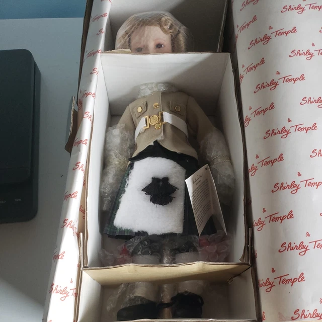 Shirley Temple Wee Willie Winkie 'Dolls of the Silver Screen' From Danbury Mint