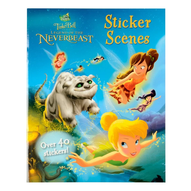 NEW TINKER BELL Legend Of The Neverbeast Sticker Scenes Book 40 ...
