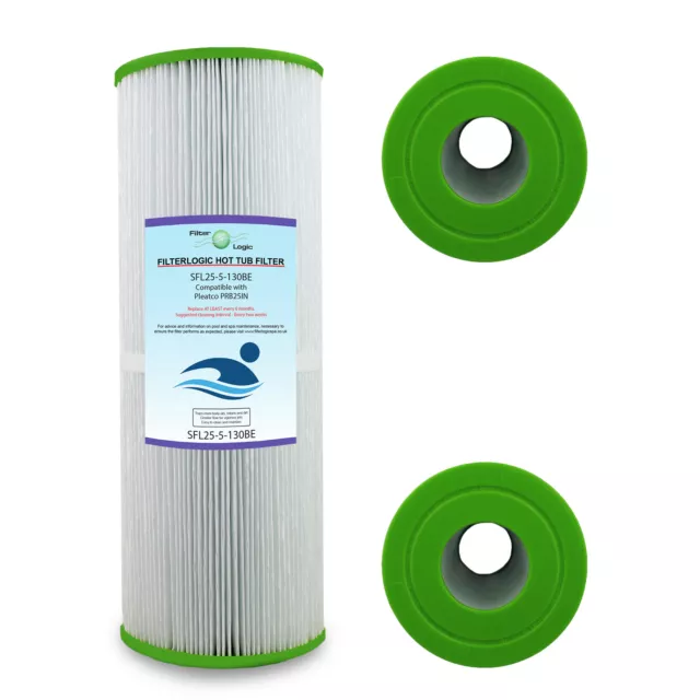 FilterLogic SFL-25 Spa Filter Hot Tub compatible w/ Pleatco PRB25IN,Unicel C4326