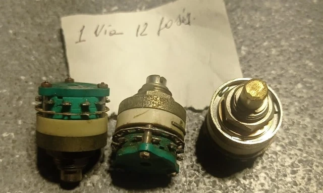 COMMUTATORE FEME 1VIA 12 POS. Mod. 5922E SWITCH N.C. 10/88 12 POS - Foto 5