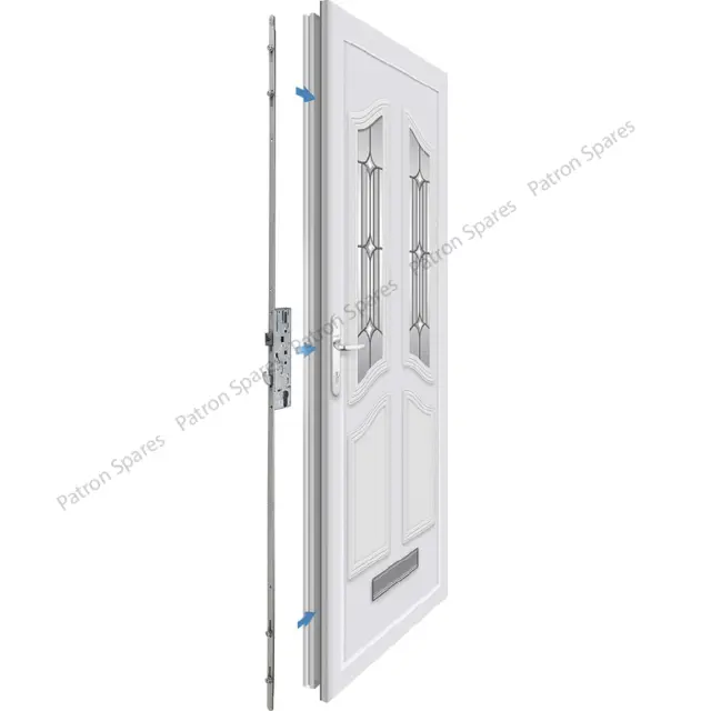 Doormaster PVCu Replacement Lock Adjustable 35mm