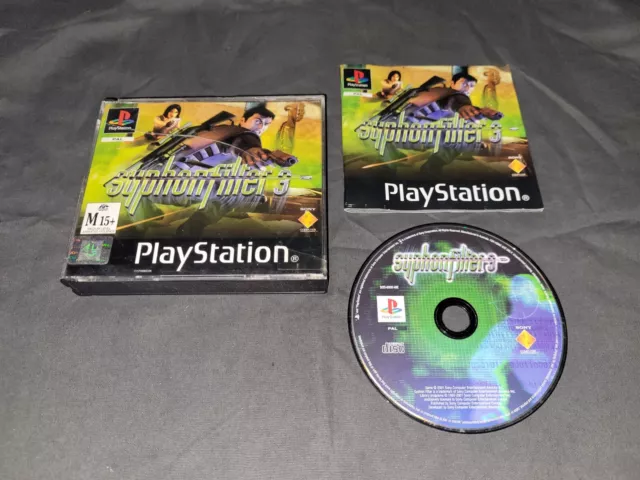 Ps1 - Syphon Filter 2 Black Label Sony PlayStation 1 Complete