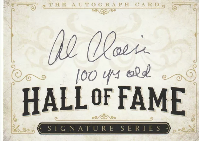 Deceased Hall Of Fame Jell-O Inventor Al Clausi Signed Signature Card Rare