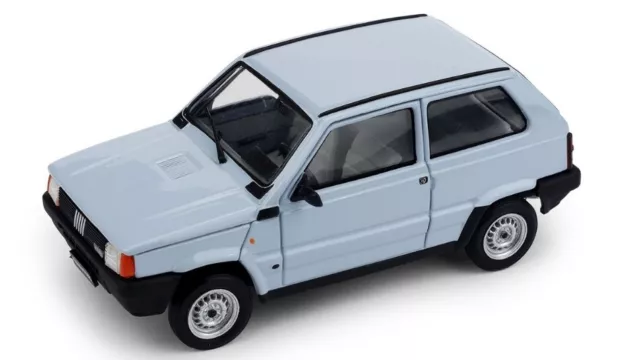 Modellino auto scala 1:43 Brumm FIAT PANDA 750L 1986 celeste diecast collezione