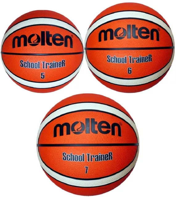 Molten Basketball School Trainer Gummi Schule Verein Teamsport Indoor Outdoor