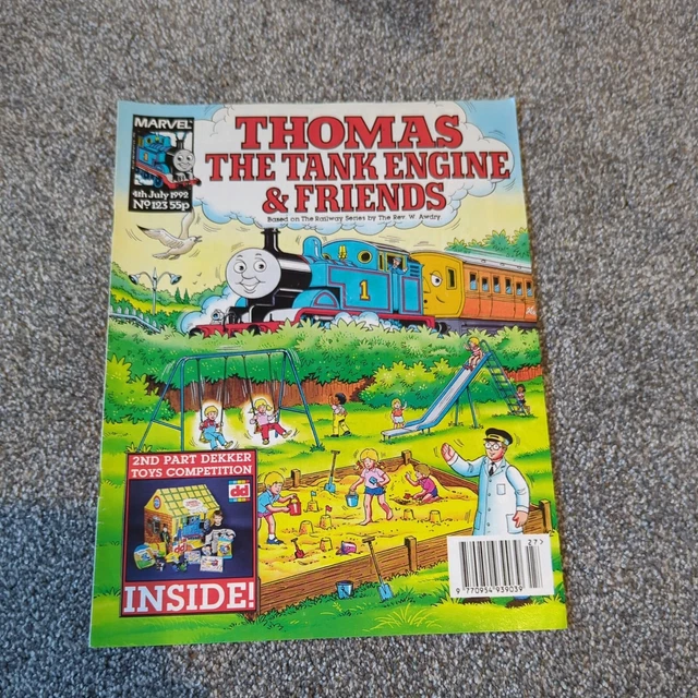 VINTAGE THOMAS THE Tank Engine & Friends Magazine Comic Rare No 123 ...