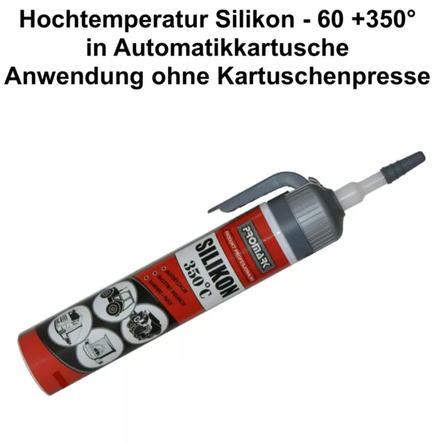 5 X SILIKON Dichtmasse KFZ Motor-Dichtung Wasserpumpe Thermostat +300°C Rot  85g EUR 16,90 - PicClick DE
