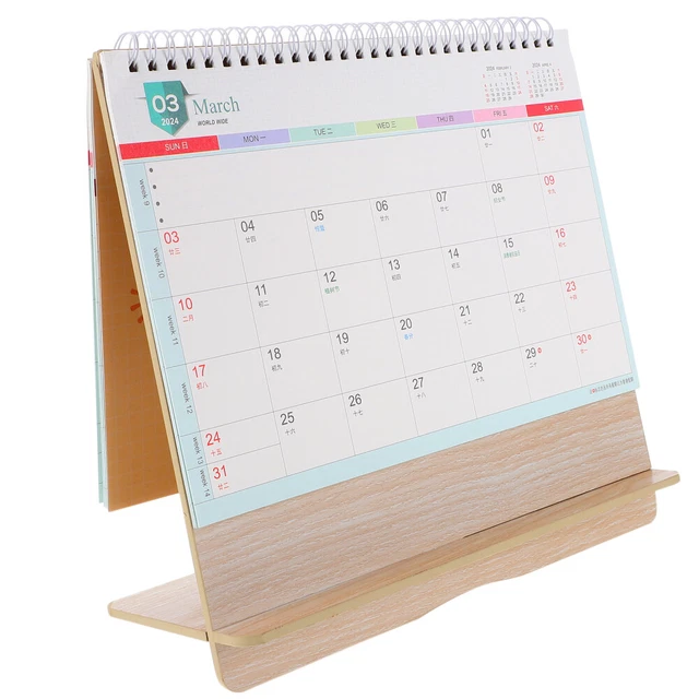 CALENDAR 2024 PLANNING Desktop 2024 Desk Calendar for Desktop Desk