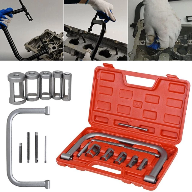 CAR ENGINE CYLINDER Head Valve Spring Compressor Remove Install Tool ...