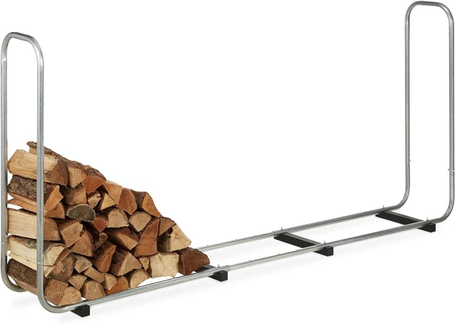 Portalegna Da Camino, Regolabile HLP: 103 X 168-230 X 36 Cm, Legna Da Ardere per