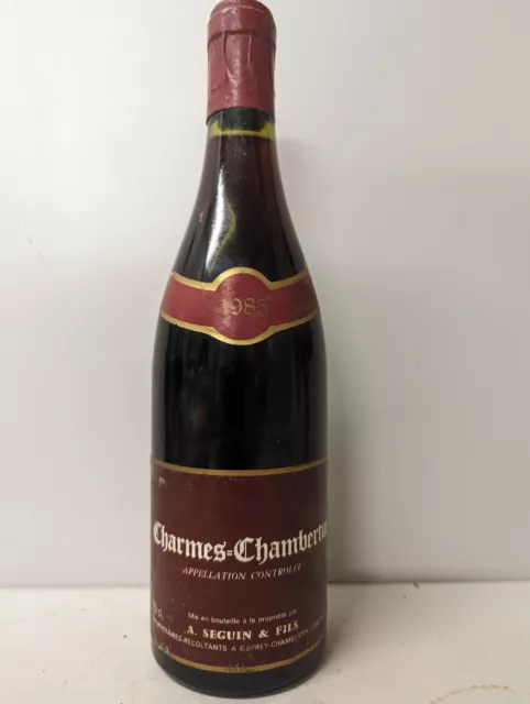 Splendide - Charme Chambertin - 1985 - Lavaux Saint Jacques - 39 Ans - A. Seguin