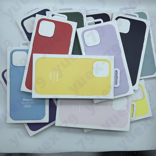 Original Silicone Case with MagSafe For iPhone 14/14Pro/14Plus/14ProMax-Enclosed