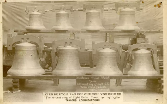 Kirkburton Church Bells re cast by Taylors of Loughbrough near Huddersfield  G26