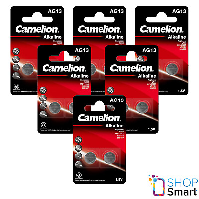 Camelion 6 Camelion LR921 Alcalin Batteries LR69 371 Non Mercury 1.5V 2BL Exp 2023 Neuf 